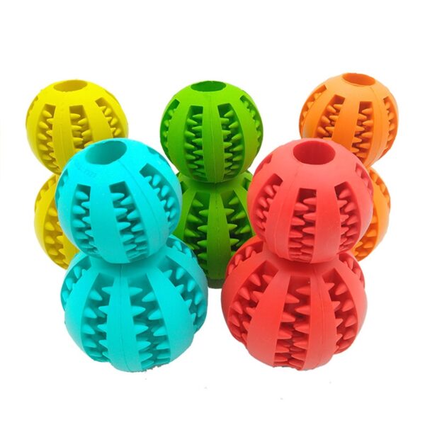 Interactive Elasticity Natural Rubber Ball Toy For Cat And Dog