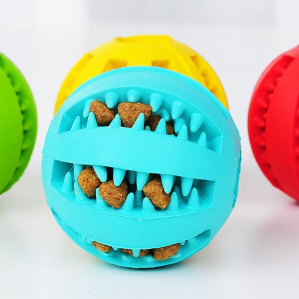 Interactive Elasticity Natural Rubber Ball Toy For Cat And Dog