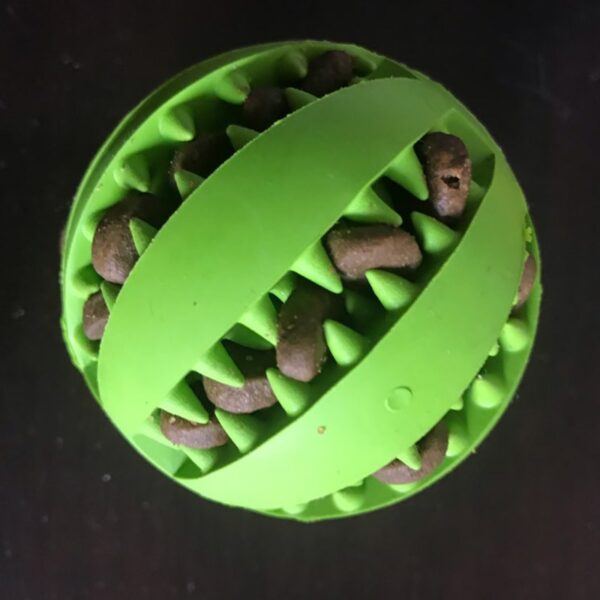 Interactive Elasticity Natural Rubber Ball Toy For Cat And Dog